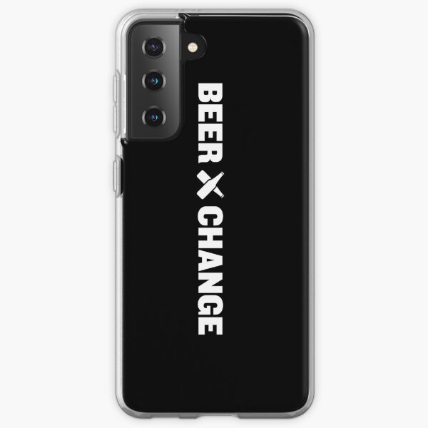 BeerXchange Black-on-White Vertical Samsung Galaxy Soft Case