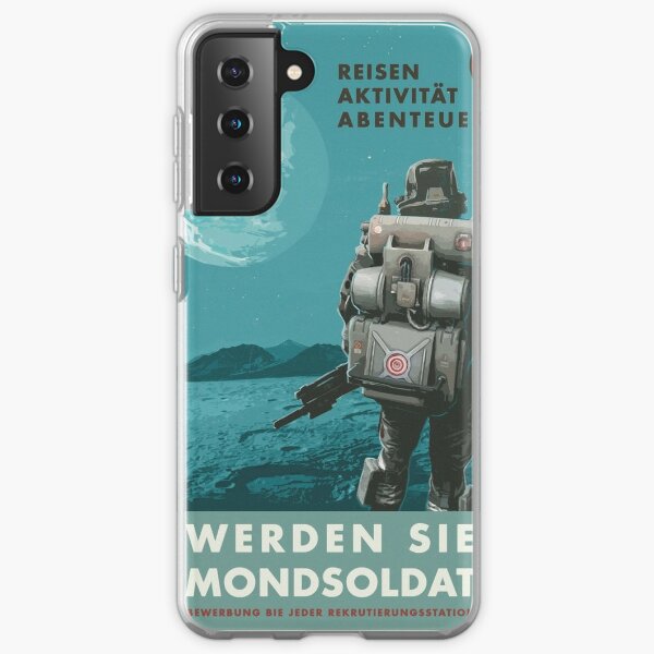 Wolfenstein Propaganda Adventure Poster Samsung Galaxy Soft Case