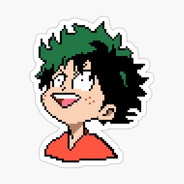 My Hero Academia - Pixel Deku Sticker