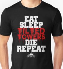 Eat Sleep Tilted Towers v3 Unisex T-Shirt