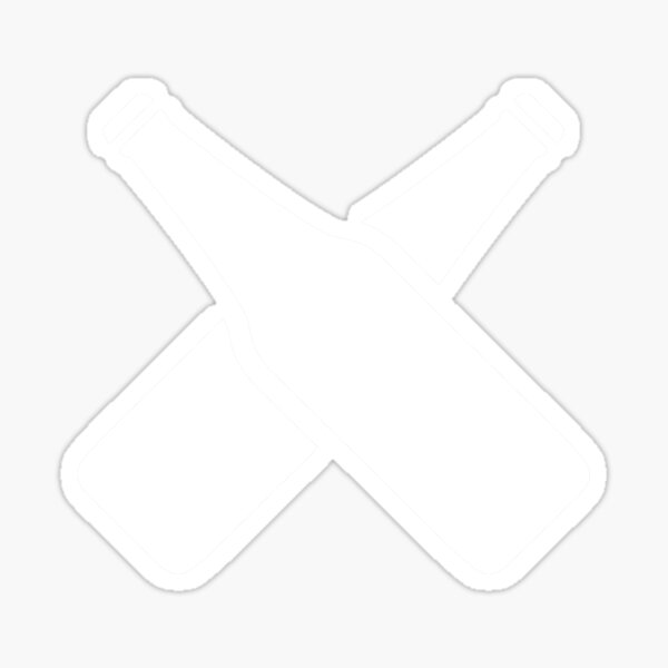 White BeerXchange Bottles - Large Sticker