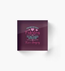 Knee Surgery For Women Acrylic Block