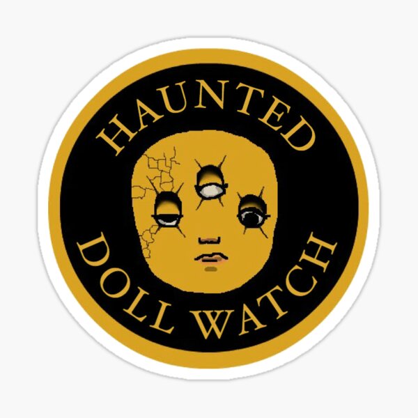 haunted doll watch Sticker