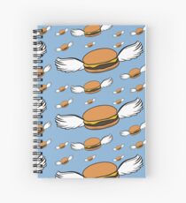 Bob's Flying Burgers Spiral Notebook