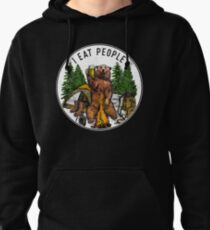 Camping I Eat People I Hate People T-Shirt Pullover Hoodie