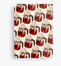 Coffee Percolator Pattern Metal Print