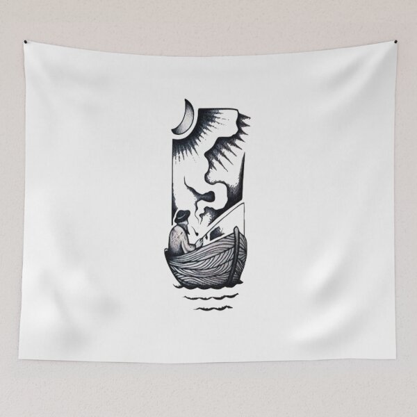 Item preview, Fishing After Dark Under The Moon designed and sold by VictorIos.