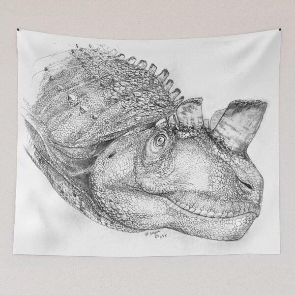 Item preview, Ceratosaurus - The Crested Adjudicator designed and sold by ThreeTailArt.