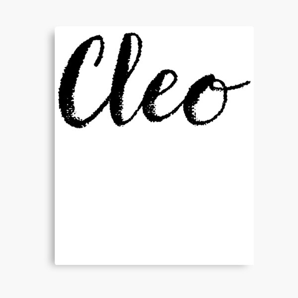 Cleo Name Canvas Prints | Redbubble