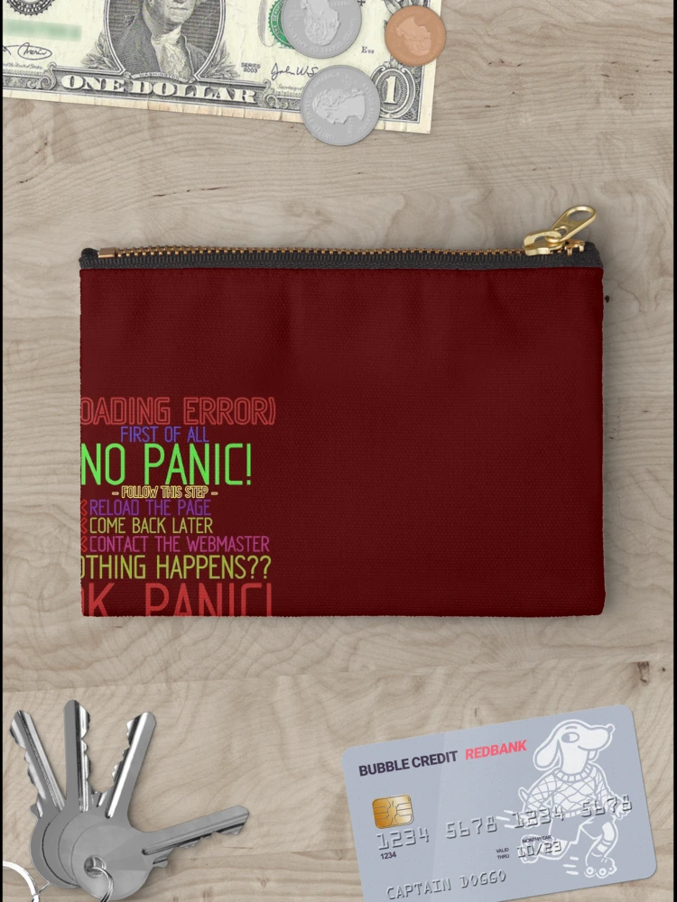Thumbnail 3 of 4, Zipper Pouch, Loading Error designed and sold by MarcosStyLL.