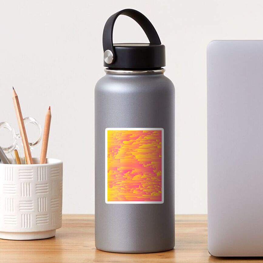 Miami Speed - Abstract Pixel Art Sticker