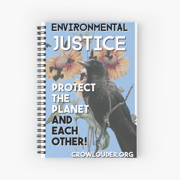 Vintage CROW - Environmental Justice Spiral Notebook
