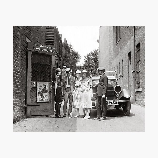 Item preview, The Krazy Kat Speakeasy, 1921. Vintage Photo designed and sold by historyphoto.
