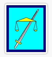 Terry Davis TempleOS Logo Sticker