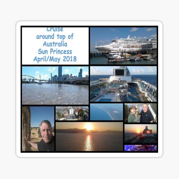 Cruise around Australia 2018 Sticker