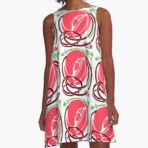 Item preview, Charles Rennie Mackintosh Roses 2. designed and sold by Alexandra Dahl.