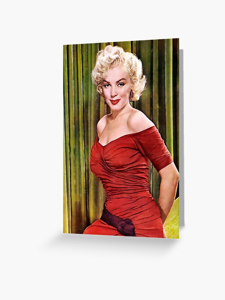 MARILYN MONROE - IN A RED DRESS !!!