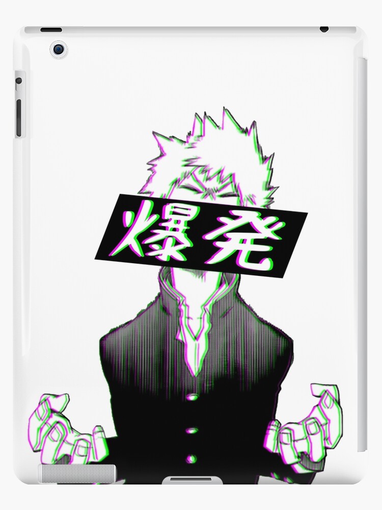 EXPLOSION (GLITCH) - SAD JAPANESE ANIME AESTHETIC iPad Case & Skin for Sale  by PoserBoy
