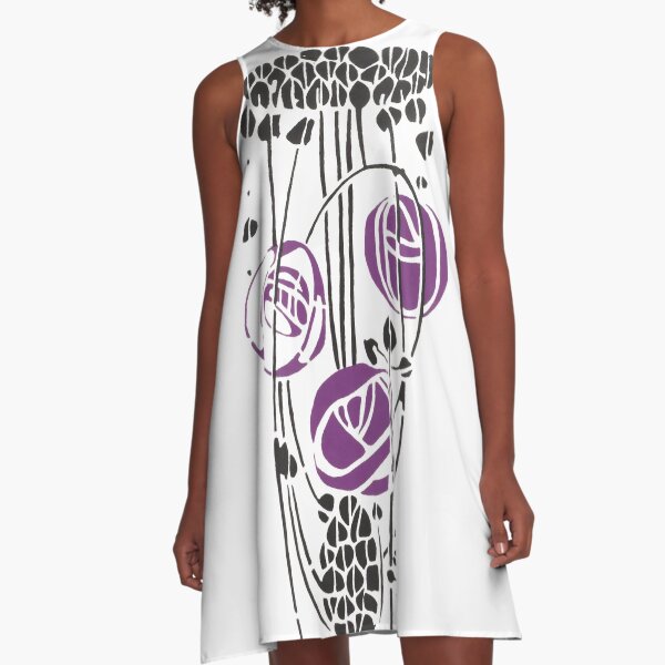 Item preview, Charles Rennie Mackintosh Roses 4. designed and sold by Alexandra Dahl.
