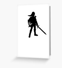 Link sillhouette Greeting Card