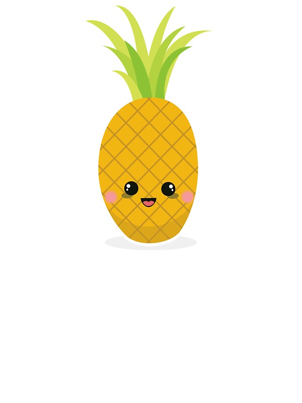 "Kawaii Pineapple" Stickers by Zombride | Redbubble