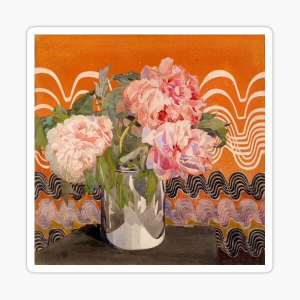 Item preview, Charles Rennie Mackintosh "Peonies" designed and sold by Alexandra Dahl.