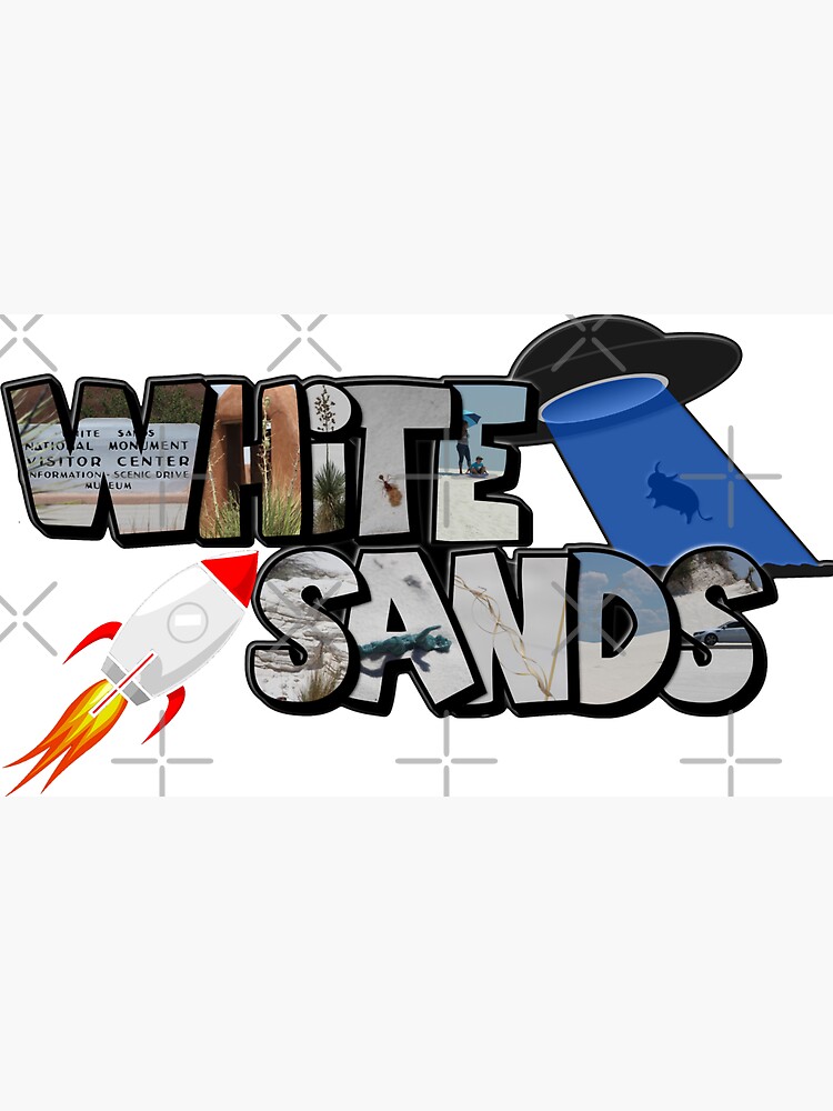Big Letter White Sands (New Mexico) by ButterflysAttic
