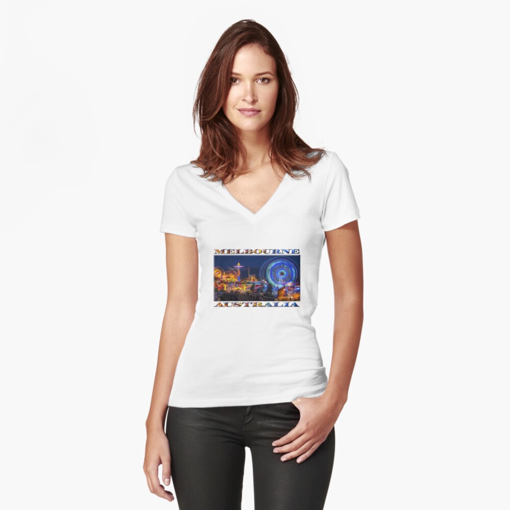 Shot in the Dark Fitted V-Neck T-Shirt