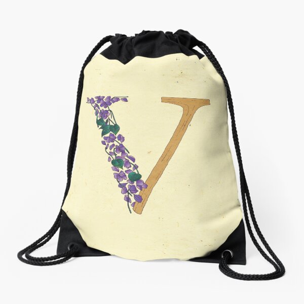 Le Jardin de Adalaine - V Drawstring Bag