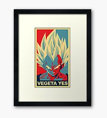 VEGETA OUI !! Impression encadrée