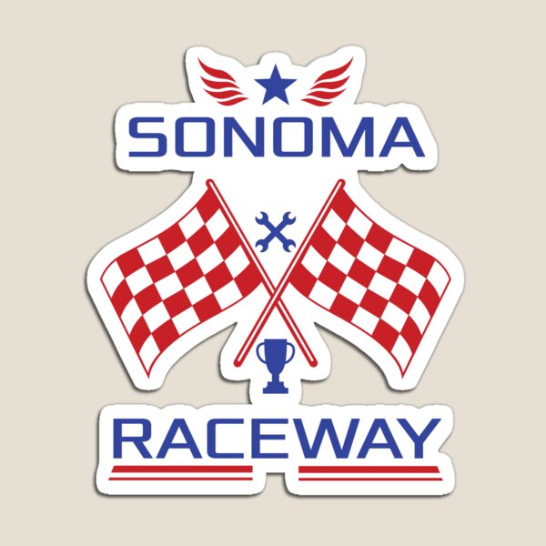 Aperçu de l'œuvre Circuit de course automobile de Sonoma créée et vendue par InspireGifts.
