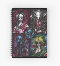 Cuaderno de espiral Creepypasta