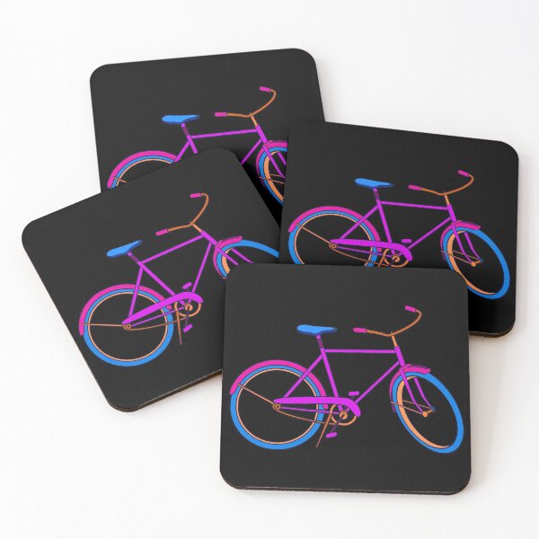 Item preview, Neon Bike with Blue Pink and Orange designed and sold by PromoteProgress.