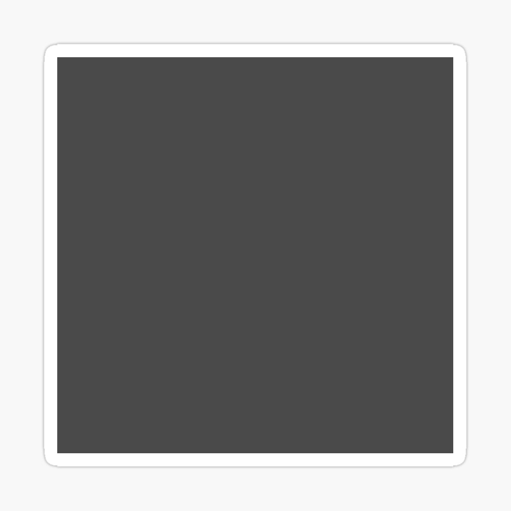 Dark Gray Solid Color iPhone Case