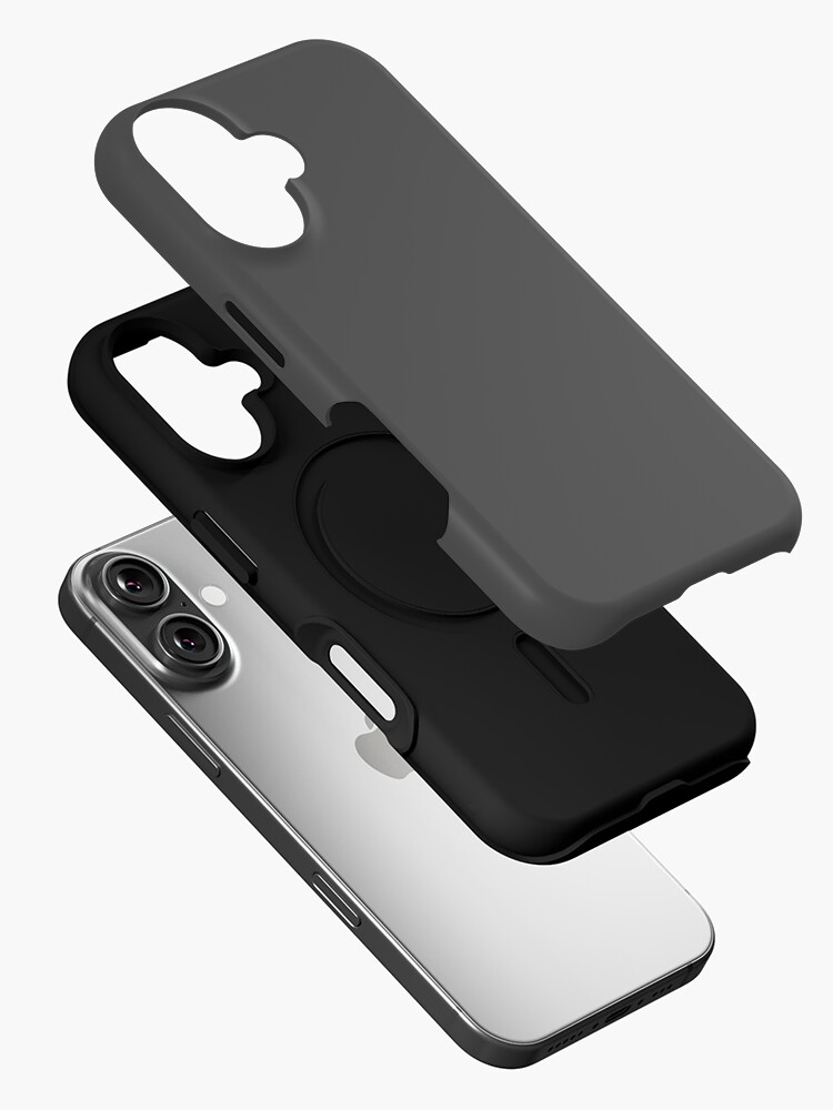 Dark Gray Solid Color iPhone Case