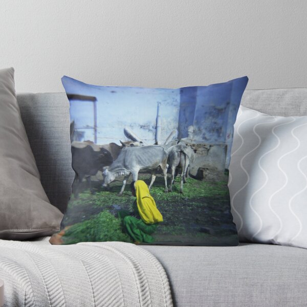 Pushkar, India Throw Pillow