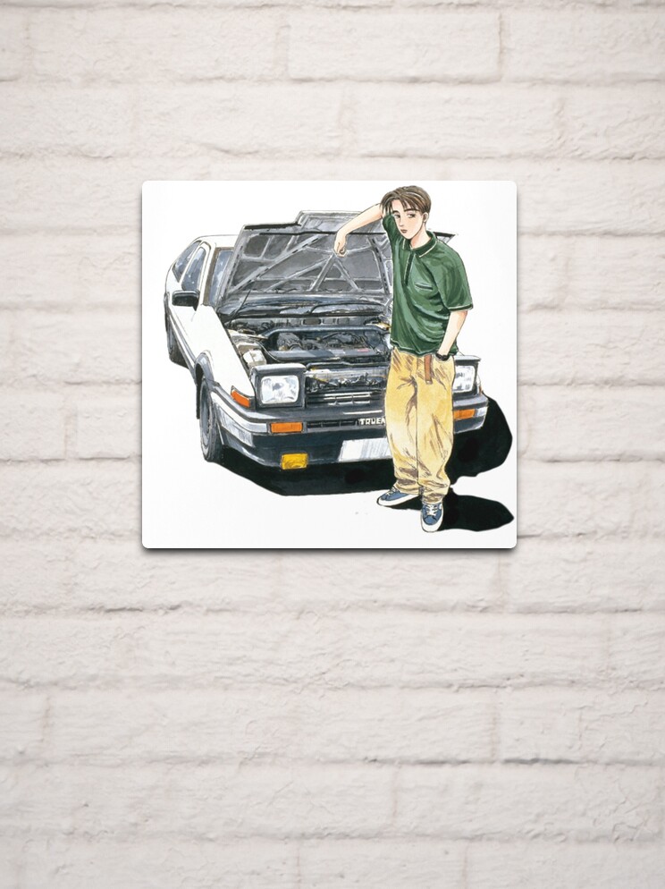 Initial D Takumi Stares Manga Anime | Art Print