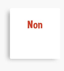 Non | Feminist Art Canvas Print