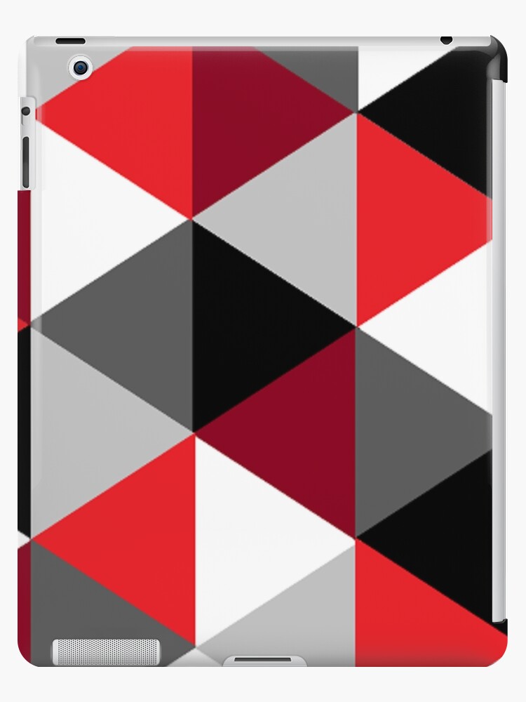 black red checkered | iPad Case & Skin