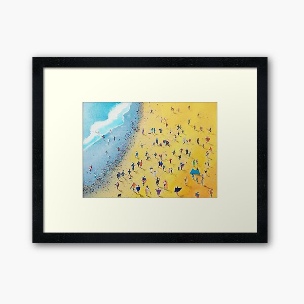 Beach Party by Neil McBride Framed Art Print
