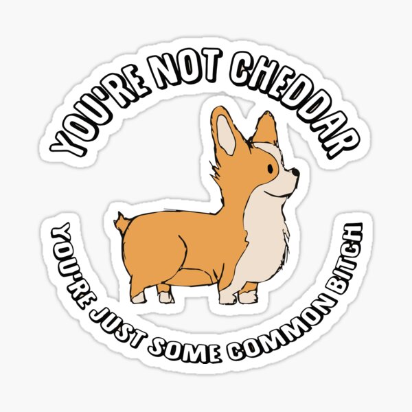 Cheddar Sticker