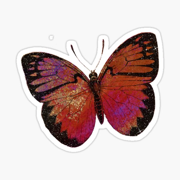 Item preview, Sparkly Red Butterfly  designed and sold by EarthlyIndigo.