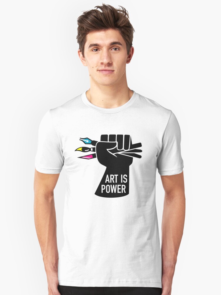 Alternate view of Art is Power Slim Fit T-Shirt
