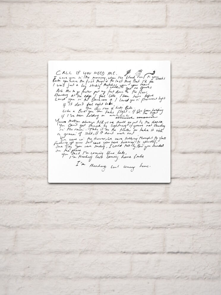 Like Gold - Handwritten Lyrics Photographic Print for Sale by KaiDee