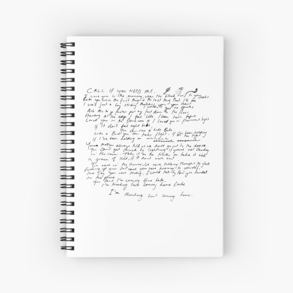 Like Gold - Handwritten Lyrics | Spiral Notebook