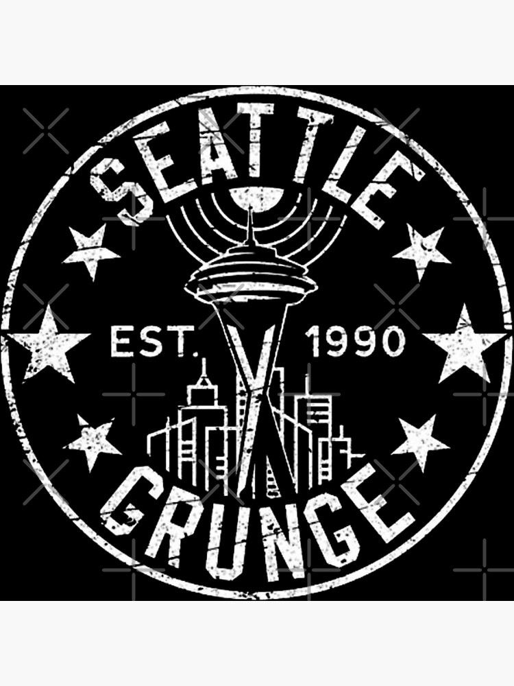 &ldquo;seattle grunge&rdquo; Poster by ibamnemung | Redbubble