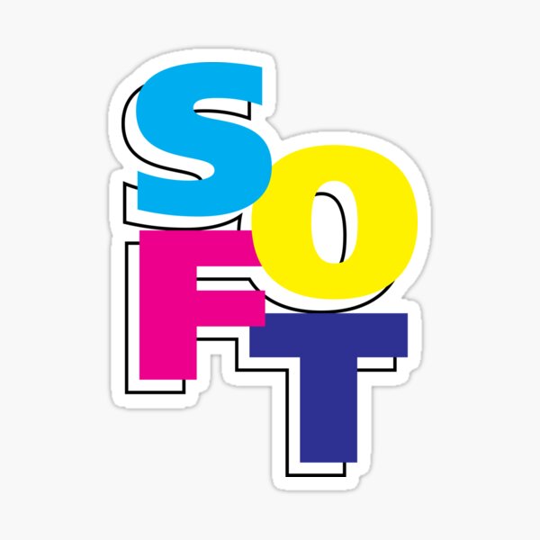 SOFT_0 Sticker