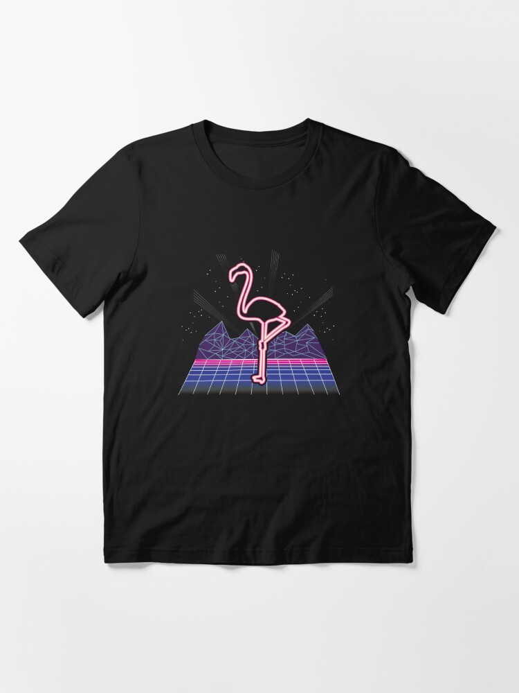 Disover Pink Retro Flamingo Essential T-Shirt