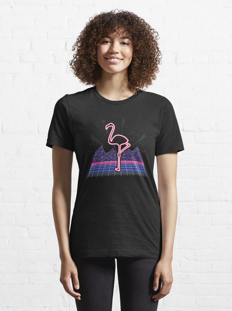Disover Pink Retro Flamingo Essential T-Shirt