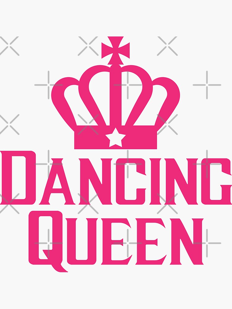 "Dancing Queen" Sticker by corbrand Redbubble